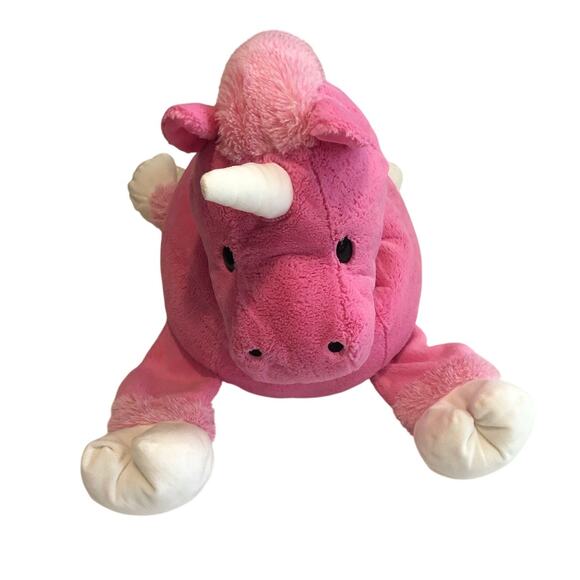 Unicorn Pink Large Plush Squishy Floppy Stuffed Toy 24" x 18" Animal Adventure - Picture 1 of 8